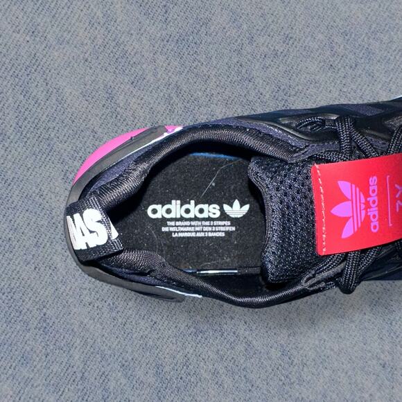 Adidas ZX 2K Boost Black Pink Sneakers - Women’s Size 7.5 - Picture 6 of 7